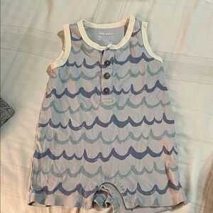 Wave Pattern Wild Wawa Baby Romper